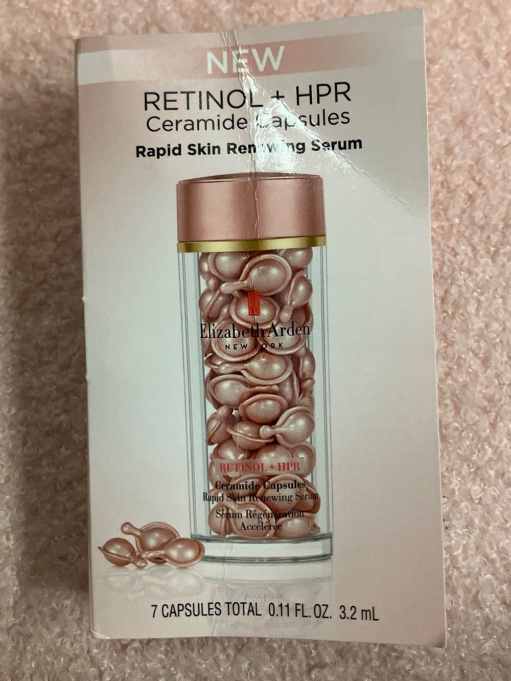 NEW! ELIZABETH ARDEN RETINOL + HPR Ceramide Renewing Serum Capsules 7 Ct